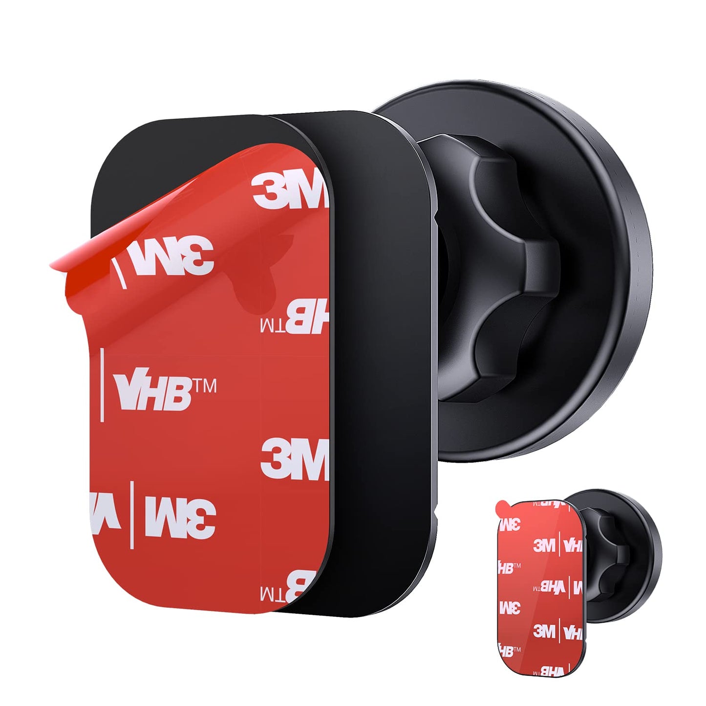 Wixgear 3M [6 Pack] Sticky Adhesive Pads Replacement Mounting Tape, Dashboard Sticker for Magnetic Phone Car Mount, Double Sided 3M Adhesive Pads, with 2 Dry Wipes