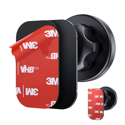 Wixgear 3M [6 Pack] Sticky Adhesive Pads Replacement Mounting Tape, Dashboard Sticker for Magnetic Phone Car Mount, Double Sided 3M Adhesive Pads, with 2 Dry Wipes