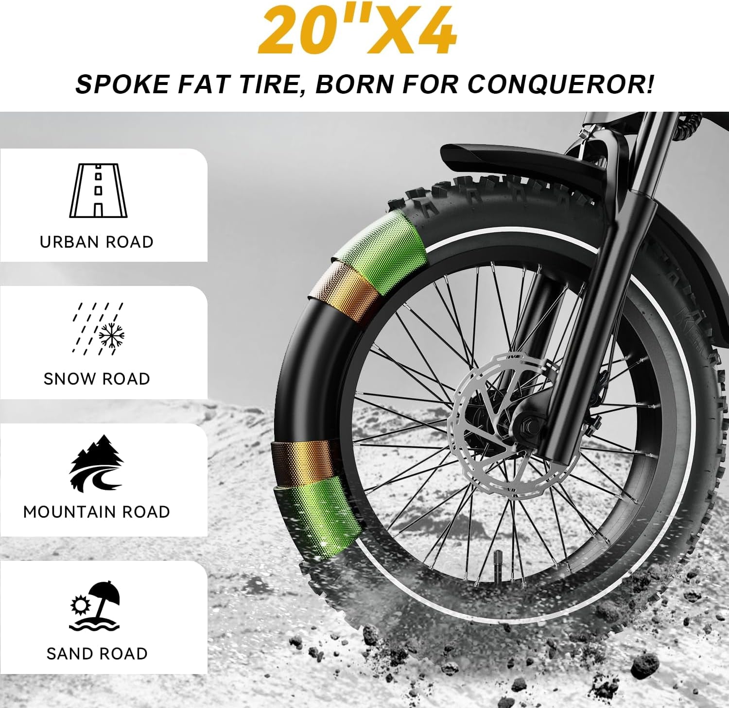 2000W Electric Bike for Adults – 4.0 X 20 Inch Fat Tire, 35MPH Speed, 100Mile Range, 48V 25Ah,Folding Ebike for All-Terrain Performance