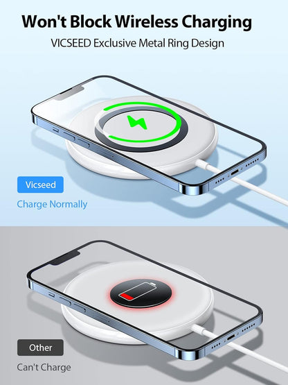 VICSEED for Magsafe Car Mount [Upgraded Strongest Magnet Power] Magnetic Phone Holder for Car Vent 360 Adjustable Magnetic Car Phone Holder Mount for Iphone 17 Pro Max 16 15 14 13 12 plus Mini