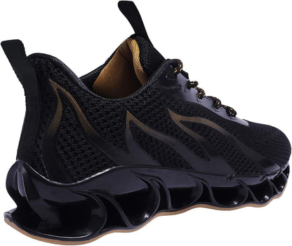 TIAMOU Men'S Walking Shoes Trail Running Athletic Tennis Non Slip Blade Type Fashion Sneakers