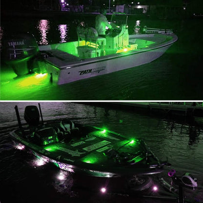 Boaton LED Night Fishing Lights - Courtesy, Deck, Navigation Lights for Boats (Green)