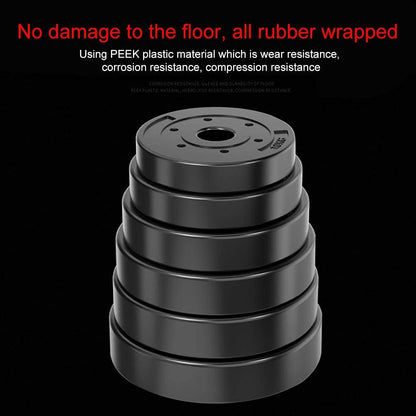 Dumbbells Set 3 in 1 Adjustable Dumbells Weights Set, 22 33 44 55 66Lb Dumbell Set Weight, Barbell Weight Set for Indoor Free Weight Training, Exercise Fitness Dumbbells for Men and Women