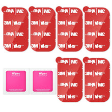 Wixgear 3M [6 Pack] Sticky Adhesive Pads Replacement Mounting Tape, Dashboard Sticker for Magnetic Phone Car Mount, Double Sided 3M Adhesive Pads, with 2 Dry Wipes