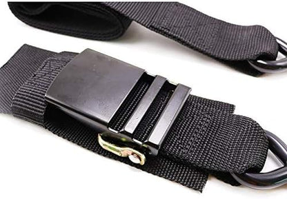 MEILI Heavy Duty Boat Trailer Transom Strap (2PK) - 2 Inch X 48 Inch Adjustable Marine Boat Tie down Straps to Trailer (Shipped from USA) with Quick Release Buckle1200 LBS Capacity Securely