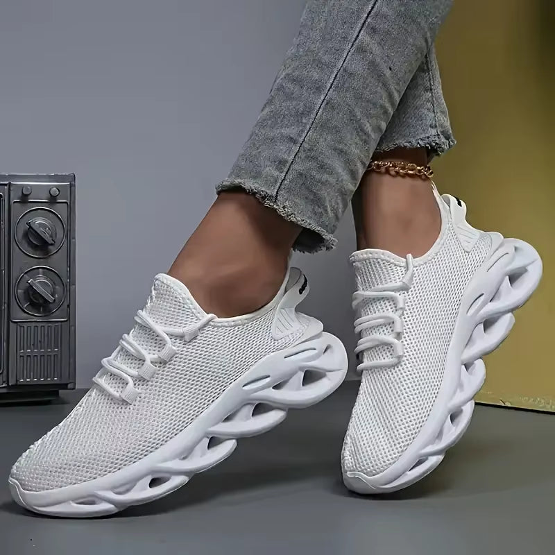 Men Casual Sport Shoes Breathable Lightweight Sneakers Outdoor Mesh Black Running Shoes Athletic Jogging Tenis Walking Shoes