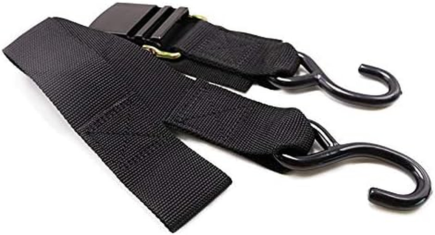 MEILI Heavy Duty Boat Trailer Transom Strap (2PK) - 2 Inch X 48 Inch Adjustable Marine Boat Tie down Straps to Trailer (Shipped from USA) with Quick Release Buckle1200 LBS Capacity Securely