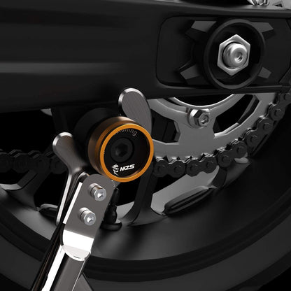 MZS 8MM Swingarm Spools Sliders Stand Universal M8 Black Compatible with CBR 600 F2 F3 F4 F4I CBR600RR CBR1000RR GSXR600 GSXR750 GSXR1000 GSXS750 SV650 ZX6R ZX10R Z650 Z900 Z1000 EX400 EX650 Daytona