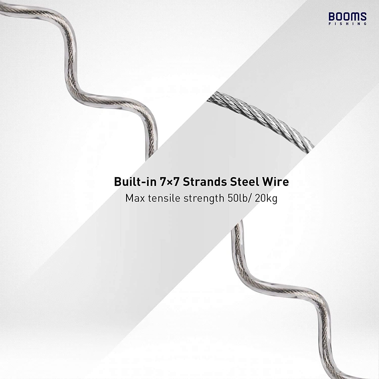 Booms Fishing T02 Fishing Pole Tether, Kayak Paddle Leash, Paddle Board Fishing Accessories, Heavy Duty Fishing Lanyard for Fishing Tools/Rods/Paddles