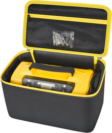 Air Compressor Storage Bag Compatible with Astroai Tire Inflator for Car Tire Pump 150PSI 12V DC/110V AC, Air Pump Carrying Case Holder for Lighter Extension Cord and Batteries (Black)