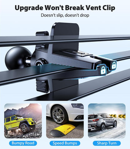 VICSEED for Magsafe Car Mount [Upgraded Strongest Magnet Power] Magnetic Phone Holder for Car Vent 360 Adjustable Magnetic Car Phone Holder Mount for Iphone 17 Pro Max 16 15 14 13 12 plus Mini