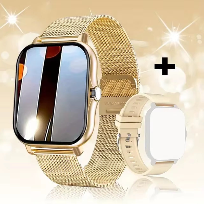 2025 New Smart Watch Bluetooth Call Message Reminder Man Woman Gift Full Touch Screen Sports Fitness Smart Watch