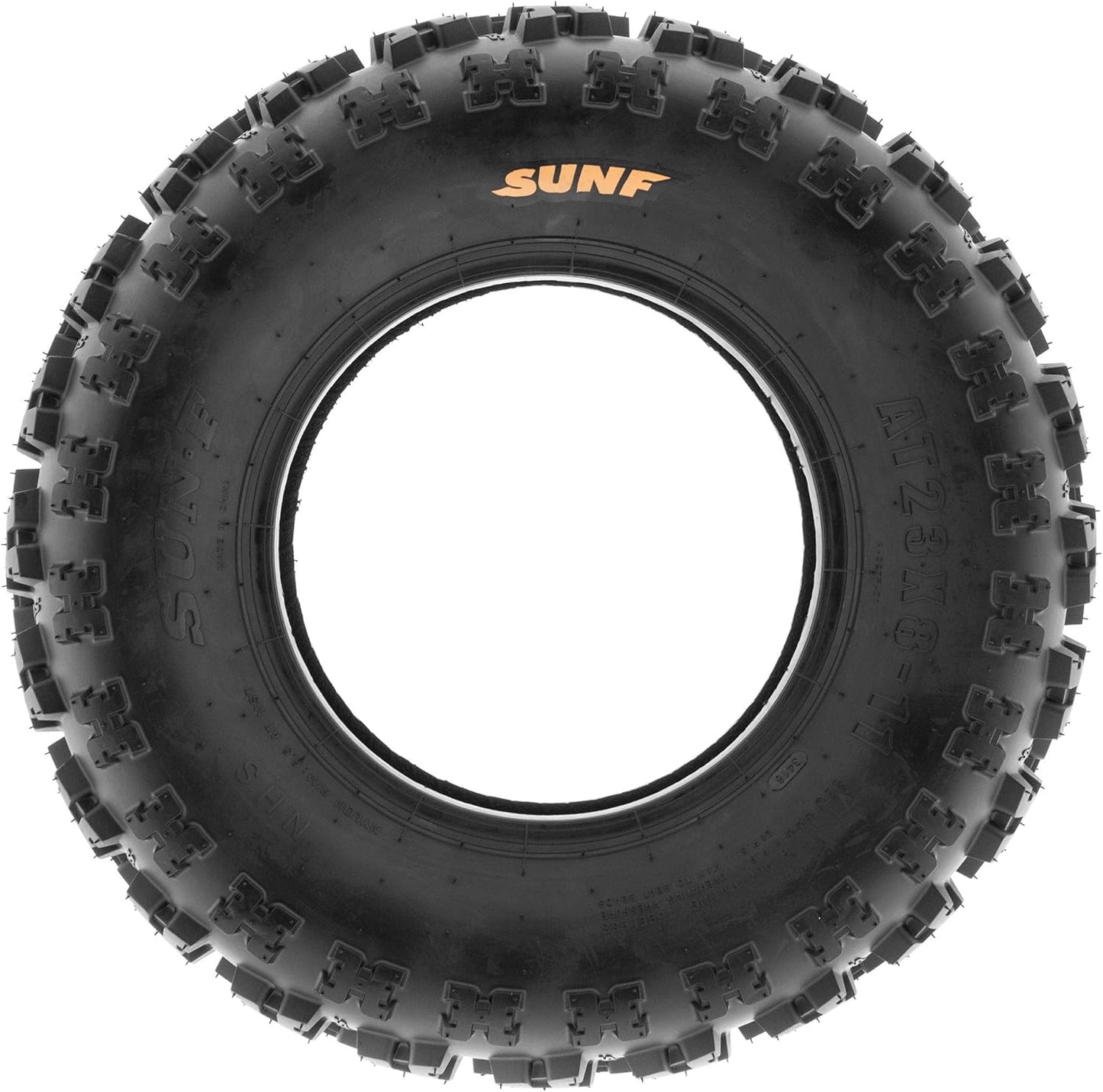 Sunf 21X7-10 Front & 20X10-9 Rear ATV UTV Knobby Sport Tires,6 PR Tubeless A027, Set of 4