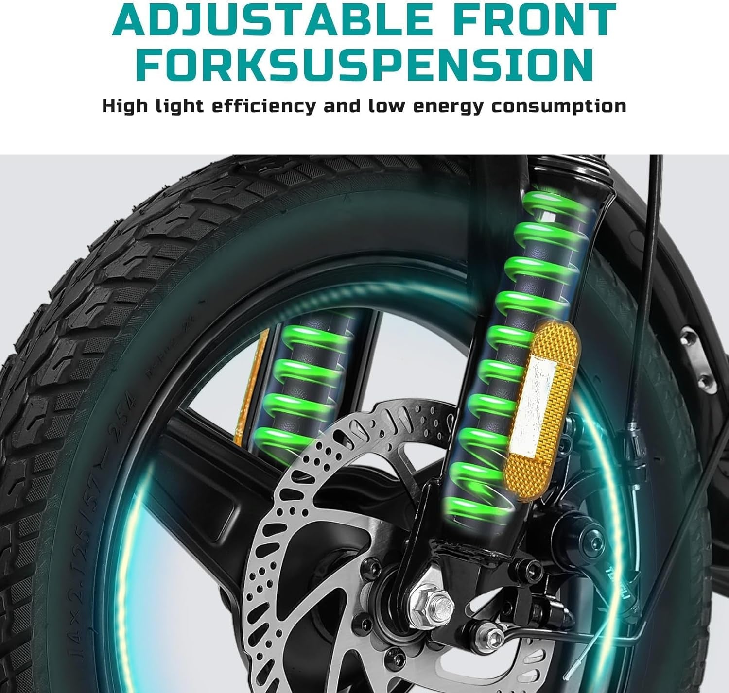 Electric Bike for Adults Teens, Commuter City Folding Ebike with 560W Motor and 48V Battery, 24MPH 3 Level Pedals Assist, Dual Disc Brakes,14" Compact Foldable Electric Bicycle with UL 2849 Certified