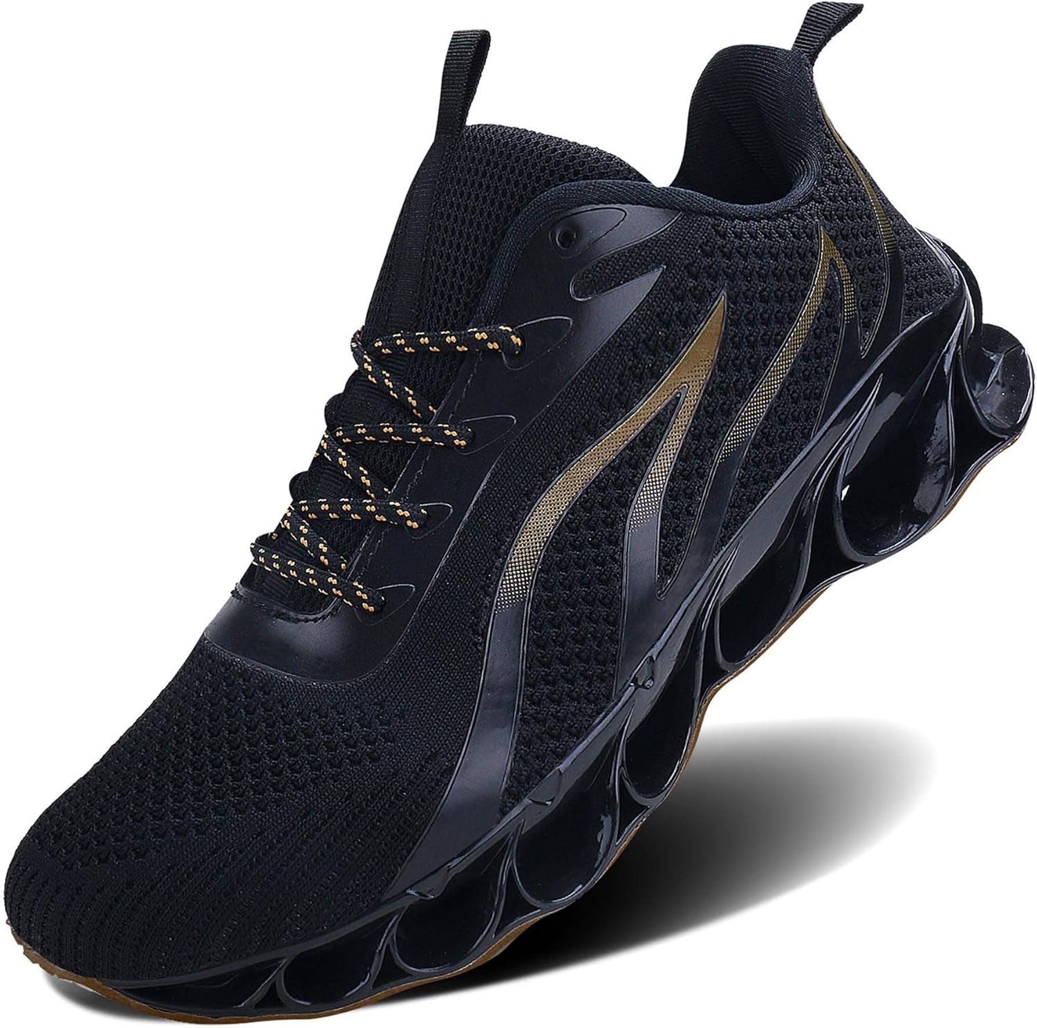 TIAMOU Men'S Walking Shoes Trail Running Athletic Tennis Non Slip Blade Type Fashion Sneakers